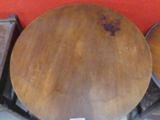 three tables that are sitting next to each other on the floor