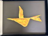 a picture of a picture of a bird in a frame