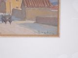 a picture of a painting of a man riding a horse