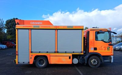 MAN TGL 8180 BB INCENDIE - Genre : VASP - Carrosserie : INCE…