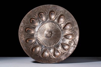 Extraordinaire Phiale LobÉE EN Argent Massif DE L'AntiquitÉ …