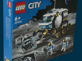 a box of lego city space vehicles on the moon