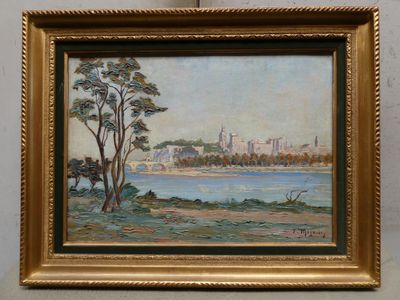 MIJO F. - Peintre d'Avignon - Début XXe – « Avignon » 1921 -…