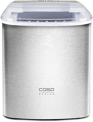 a close up of a silver ice cream maker on a white background