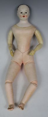 France 19ème - Grande poupée tête et cou en compos… - Photo 1