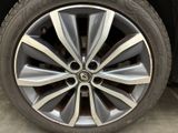 a close up view of a tire on a car