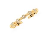 une paire de boucles d'oreilles « ear cuffs » en or et diamants