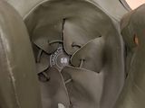 a helmet that is sitting on top of a table