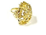 an image of a gold ring with a dragon on it