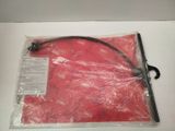 a plastic bag with a handle on top of it