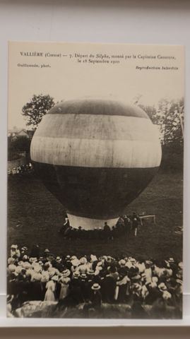 Vallière : Départ du Ballon Sylphe (Guillaumin 7). N’a pas voyagé...