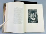 an open book with a picture of a man and a woman