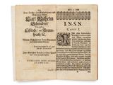an old book with a black and white image on it