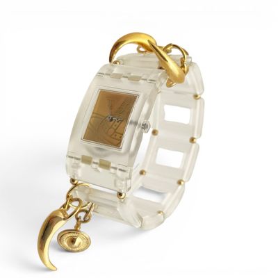 an image of a watch with a chain attached to it