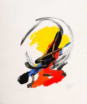 une image représentant un tableau d'un oiseau volant dans les airs
