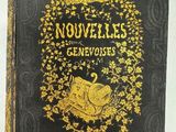 un livre noir et doré sur lequel figure l'image d'un cheval