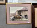 a picture of a painting hanging on a wall