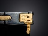 a close up of a lock with a key on it
