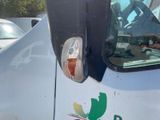 a close up of a truck with a logo on the side of it