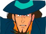 une image représentant le dessin d'un homme portant un chapeau de cow-boy