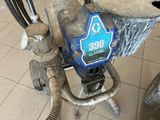 a blue sticker on the handle of a motorcycle