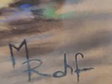 graffiti on the ground of a beach with the word mr and mrs written in the sand