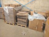 a lot of boxes that are sitting on pallets