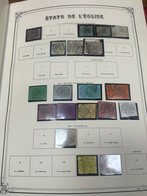 a book with a bunch of stamps on it