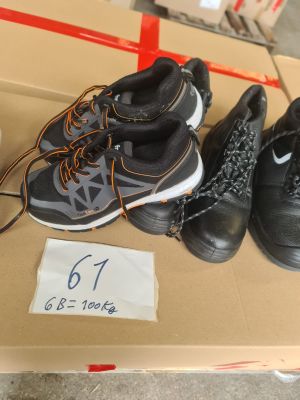 Palette d’environ 100 kg de chaussures de sécurité – Mixte
