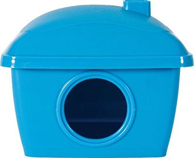 Maisonnette pour petits rongeurs - Plastique bleu turquoise …