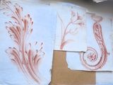 une photo d'une feuille de papier sur laquelle figure un motif