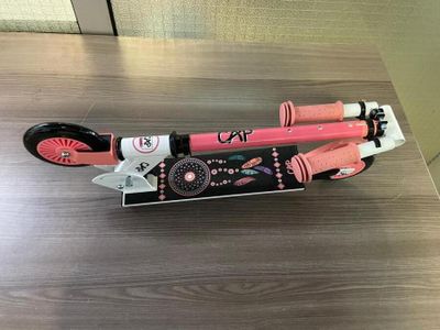 9050-207 / TROTTINETTE PLIABLE 2 ROUES 125 MM CAP SPORT - Couleur ROSE