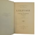 an open book with a black and white title on it