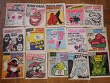 a lot of comic books on the floor on the floor