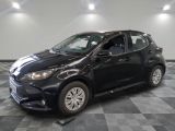 a picture of a black car parked in a garage