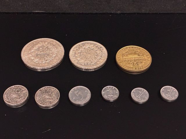 Monnaies Argent, 50 francs Hercule et 10 Francs Hercule. PB : 54....