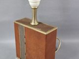 a lamp that is sitting on top of a box
