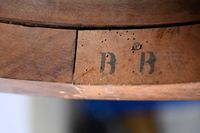 Fauteuil de bureau en acajou et placage d’acajou sculpté et … (photo 4)