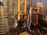 a machine that is sitting inside of a building