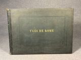 a green book with the words vues de rome written on it