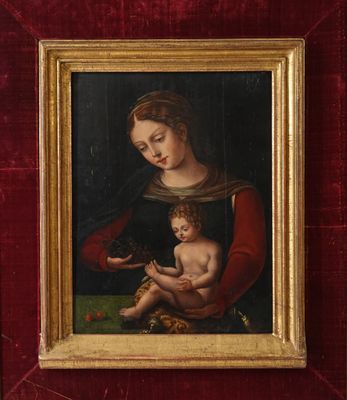 Ecole flamande vers 1560, entourage du MAITRE au PERROQUET - Photo 1