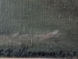 an image of a painting of a man in a suit and tie sitting in front of a window