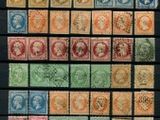 un ensemble de timbres présentant différentes couleurs et différents motifs
