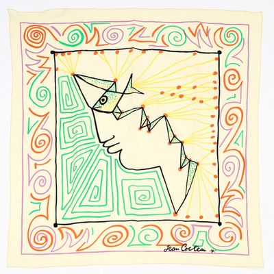 dessin d'un rhinocéros avec un motif géométrique sur le dos