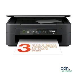 the printer is sitting on top of a piece of paper