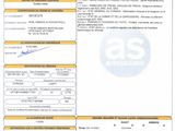 a document with a picture of a person ' s name and a barcode on it