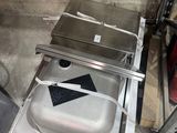 a toilet that has a black and white design on it