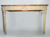 an image of a table with a marble top
