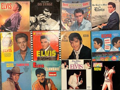 Elvis Presley/Rock n Roll. Important lot comprenant 57 disqu… - Photo 1