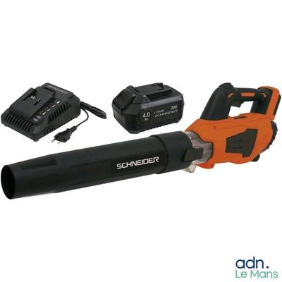 a black and decker electric leaf blower with batteries and charger